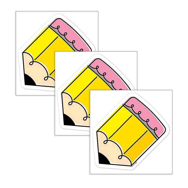 Creative Teaching Press Core Décor Doodle Pencil Designer Cut-Outs, 36/Pack, 3 Packs/Bundle (CTP10678-3) image 1