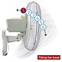 Vie Air 16" Oscillating Wall Fan, 3-Speed, White (938109798M)~#|#~833E0E3B-031D-42B9-A5D2C4DCC7C80C31_sc7