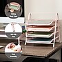 Mind Reader Metal Mesh Front Loading Letter Tray, Letter/Legal Size, Pink (4TPAPER-PNK)~#|#~8343B6F3-D4FA-44C5-BF970C29442BE967_sc7