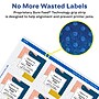 Avery Square Laser/Inkjet Multipurpose Labels, 1.5" x 1.5", White, 500 Labels/Pack (94106)~#|#~83451F27-31B8-4F1B-8B541B538B77FB93_sc7
