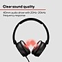 Staples TECH Wired Headphones, Black (ST63352)~#|#~834742C9-BD1E-4F6C-BA5BF950912BDABB_sc7