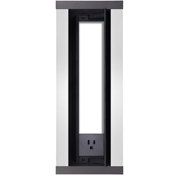 AMX HydraPort 12 Outlet Adapter, Brushed Aluminum (AMX-FG560-03S-NA) image 1