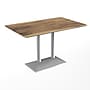Flash Furniture TopGuard Rectangle Wood Restaurant Dining Table, 48" x 30", Natural/Silver Base (ST3048NATB002S)~#|#~8352C2B3-53F0-4780-84A10C8E64160042_sc7