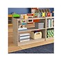 Flash Furniture Bright Beginnings 2-Section Storage Unit, 24.5"H x 31.5"W x 11.75"D, Brown (MK-KE23919-GG)~#|#~8352D652-42D5-4B65-B739D3D16B7180FF_sc7