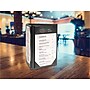 Excello Global Products Menu Holder, 4" x 6", Black (SPLS-MENU-4X6T)~#|#~835762F7-1BE6-4177-B9BC6497397166FC_sc7