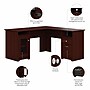 Bush Furniture Cabot L Shaped Desk, Harvest Cherry (WC31430K)~#|#~835932DC-31E8-4F58-85FDEF9077DA2573_sc7