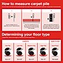 Staples Carpet Chair Mat, 36" x 48", Designed for Low-Pile Carpet, Black Vinyl (128004)~#|#~8359E39B-E68B-4B1F-BD3726EA6E01048E_sc7