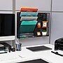 Mind Reader 8-Compartment Stackable Metal Desk Organizer, Black (MAGSHELF-BLK)~#|#~835C6C03-01E2-4AFE-9C05585E67F0678D_sc7