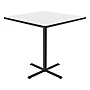 Correll Square-Shaped Dry-Erase Markerboard Cafe Table, 42" x 42", Frosty White/Black (BXB42DES-80)~#|#~835D3C9E-77AC-4E77-99D34D447B8F73D4_sc7
