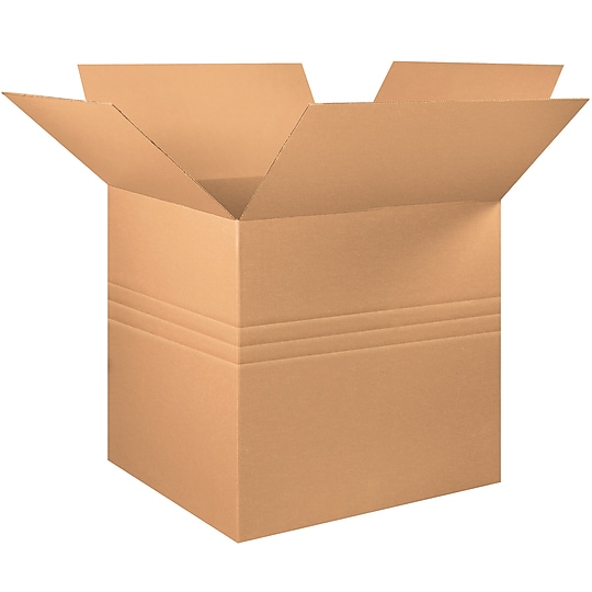 36" x 36" x 36" Multi-Depth Shipping Boxes, Brown, 5/Bundle (MD363636)~#|#~835E01E1-7494-4A5C-854980ABB3B147DA_sc7