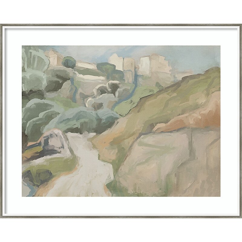 Amanti Art Afternoon Forest Hike by Urban Road Wood Framed Wall Art Print, 41" x 33" (A42677390667) image 1