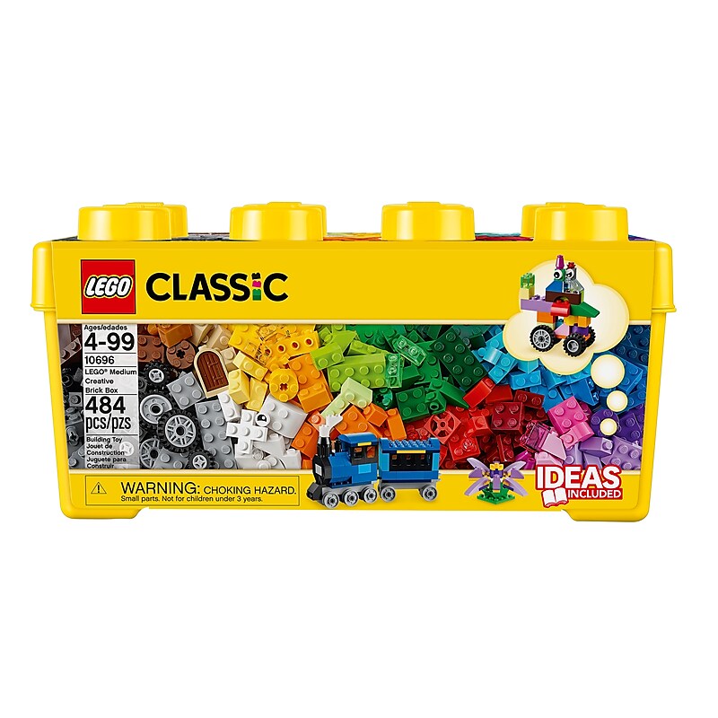 LEGO Classic Medium Creative Brick Box, 484 Pieces (10696) image 1