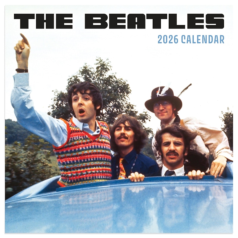 2026 TF Publishing 12" x 17" TF Publishing 7" x 7" The Beatles Mini Calendar 26-2101 image 1
