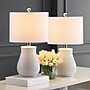 Safavieh Dayton 21" LED Table Lamp, White, 2/Set (TBL4140A-SET2)~#|#~8366B14F-26E5-48A8-A20C5C64EF8F977F_sc7