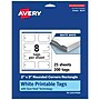 Avery 2" x 3"  Blank Price & Merchandise Tags, White, 200/Carton (95317-MWT25)~#|#~836742CE-4E42-4A6F-B7E37BAF33AE8DAD_sc7