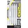 Pilot G2 Edge Retractable Gel Pen, Fine Point, 0.7mm, Black Ink, 5/Pack (20842)~#|#~83759A4A-5532-48E0-A4648AEB4610F40E_sc7