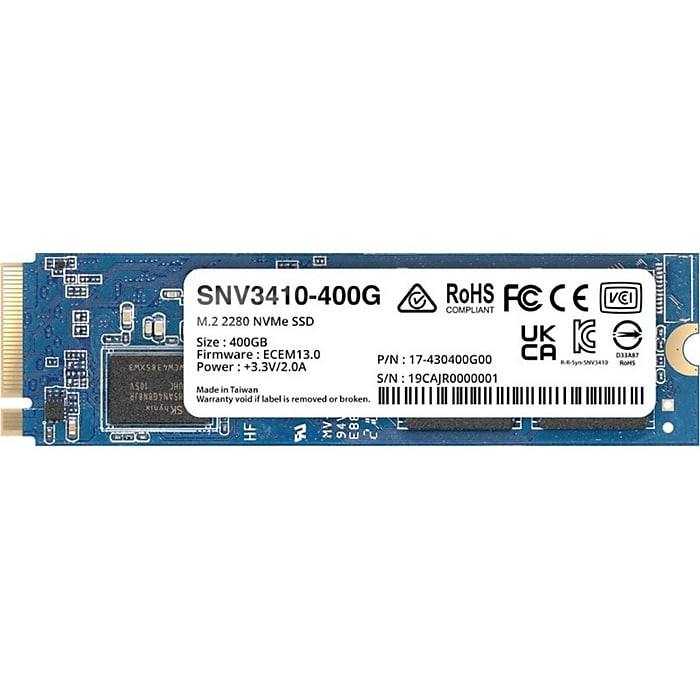 <新品・送料無料>Synology SNV3410-400G ② Synology America Solid State Drive (SNV3410-400G) | Staples