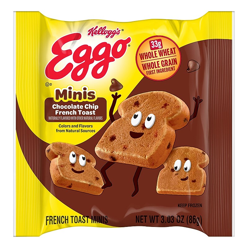 Eggo Bites Mini Chocolate Chip French Toast, 3.03 oz., 72/Pack (220-02470) image 1