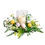 Nearly Natural 8-in Artificial Easter Candle Holder Arrangement (A1879)~#|#~837E3803-6F93-4F4C-A74ABAAF3373CC62_sc7