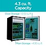 Black & Decker Adjustable Temperature Control Refrigerator with Freezer Compartment, 4.3 Cu. Ft., Black (BCRK43B)~#|#~8384E05D-8CA9-400A-A7AE58046E68CCD8_sc7