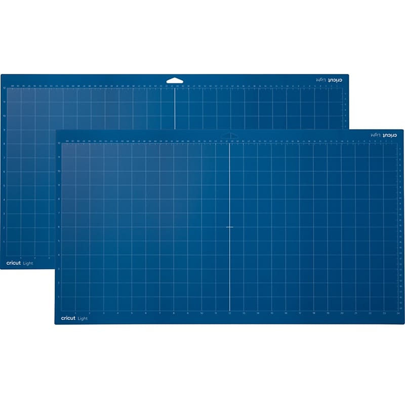 Cricut Die Cutting Light-Grip Performance Machine Mat, Blue, 2/Pack (2009973) image 1