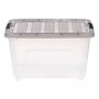 Iris 32 Quart Stack and Pull Latching Plastic Storage Bin, Clear (500207)~#|#~83891A46-8EEB-451C-8DB5876C2B6388F0_sc7