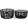 Finch Wyred Hourglass Side Table, Black (FUST10107A)~#|#~838C2D32-C054-4889-A7E5F38F7524925D_sc7