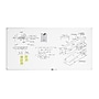 U Brands Magnetic Porcelain Dry-Erase Whiteboard, Aluminum Frame, 8' x 4' (4902U00-01)~#|#~838DF87B-274F-44B4-AF35AB1E3AF228F4_sc7