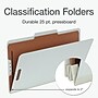 Pendaflex Recycled Classification Folder, 1-Dividers, 2" Expansion, Legal Size, Light Green, 10/Box (17175EE)~#|#~838E22C0-8623-4A0B-BBA3CBE9601AC9DC_sc7