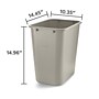 Coastwide Professional™ Plastic Trash Can, 7 Gallon, Beige (CW56430)~#|#~83993637-385F-4C12-B4C4A36E1C5A6AC3_sc7