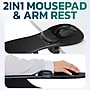 Purely 5920 Foam Non-Skid Arm Rest Mouse Pad, Black (PARE5920MP)~#|#~839BE59B-9531-4594-9834231FA46D45DE_sc7