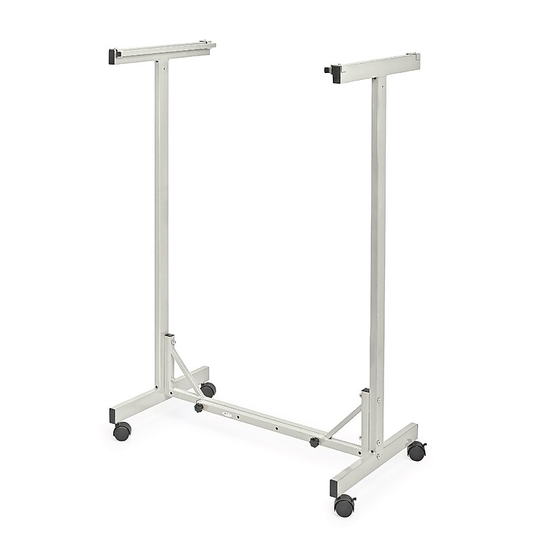 AdirOffice Metal Mobile File Cart with Lockable Wheels, Gray (615-KIT1) image 1