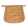 Household Essentials Round Handwoven Water Hyacinth and Seagrass Basket with Handles, Natural (HE1191)~#|#~83A125C5-5A6D-442D-B0A412F306E230DD_sc7