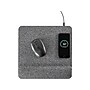 Allsop PowerTrack Plush Foam Non-Skid Wireless Charging Mouse Pad, Gray (32304)~#|#~83A5C45E-56A6-496B-BE3A94BABA7A14E9_sc7