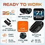 Delton G520 Wireless Noise Canceling Bluetooth Stereo Business/Gaming Over-the-Ear Computer Headset, Black (DBHG520)~#|#~83A5EB5D-0411-42C3-BB2489BD27253D56_sc7