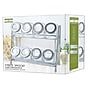 EuroHome 9-Piece Glass Spice Jar with Rack Set (EW65039)~#|#~83A69B9D-C83D-4572-8566307A6FA4297A_sc7