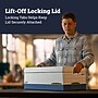 Bankers Box Presto Heavy-Duty Instant Assembly File Storage Boxes, Lift-Off Lid, Letter Size, White/Blue, 12/Carton (0063101)~#|#~83A70361-5F2C-4064-BE385E4781130D9A_sc7