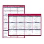 2024-2025 AT-A-GLANCE 48" x 32" Academic Yearly Wet-Erase Wall Calendar, Reversible, White/Red (PM36AP-28-25)~#|#~83A900CD-075D-4F78-B59C673F703A4DE3_sc7