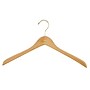 Nahanco 17" Wood Concave Jacket Hanger, Natural, 100/Carton (11-17GH)~#|#~83ACE3B5-1840-45AC-BDBCDA1CCAECBF97_sc7