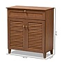 Baxton Studio Coolidge Shoe Cabinet with Drawer, Walnut (156-9388-HiT)~#|#~83AEABAA-F044-474B-8803E83C6370A9F6_sc7