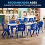Flash Furniture Emmy Rectangular Activity Table Set, 23.625" x 47.25", Height Adjustable, Blue (YU06036RECTBLBL)~#|#~83AEF93C-195E-4950-9FF4BEC13FE7A218_sc7