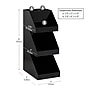 Mind Reader 5-Compartment Coffee, Tea, Utensil and Condiment Countertop Organizer, Black (3TCORG-BLK)~#|#~83AF876B-82CF-4D33-A6009ACD699EBE23_sc7
