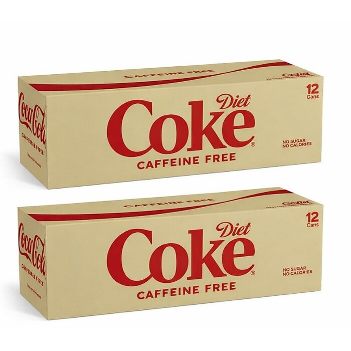 h*3様 2枚セット Coke Escovedo Free Soul Funkレ Diet Coke Soda Pop Cola Caffeine Free 8 Count - 12 Fl. Oz. - jewelosco