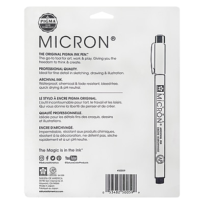 SAKURA PIGMA Micron Fineliner Set – 10 Grau- & Schwarz-Stifte Für Präzises Zeichnen & Archivieren