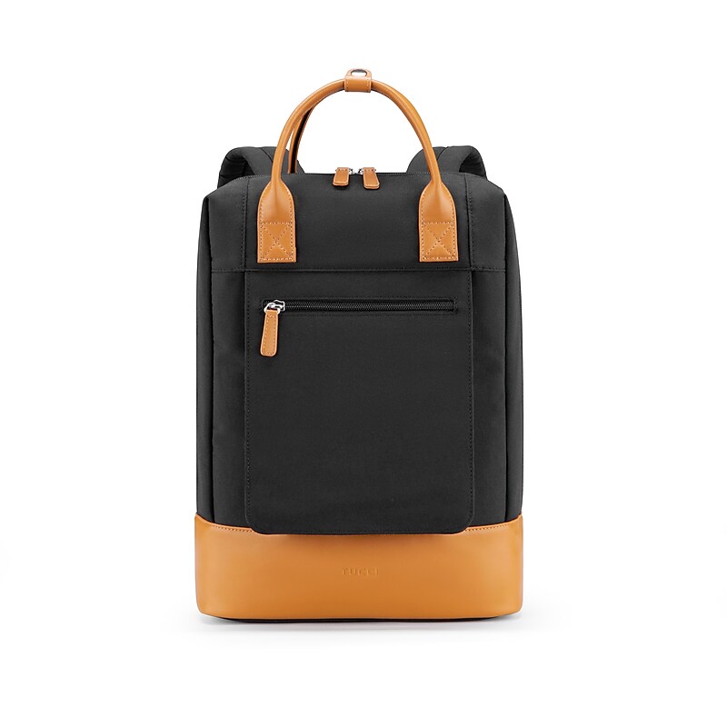 Tucci Laptop Backpack, Medium, Black (T0636) image 1