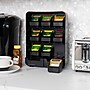Mind Reader 11-Compartment Plastic Tea Bag Organizer, Black (TBORG-BLK)~#|#~83C47F21-3EF0-4E90-8BCCDCCC2C79E450_sc7