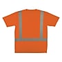 GloWear 8282 High Visibility Short Sleeve T-Shirt, ANSI Type R Class 2, Orange, X-Small (21851)~#|#~83C5D944-9CD2-45CF-9E04FDA00F20771F_sc7