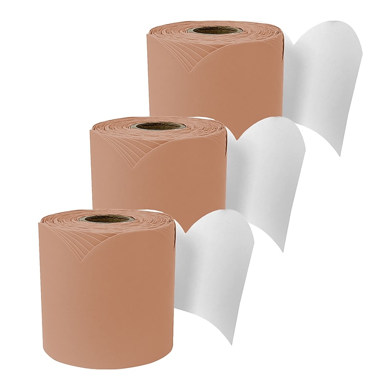 Carson Dellosa Education Rolled Scalloped Bulletin Board Border, 3" x 65', Cinnamon Spice, 3/Bundle (CD-108530-3) image 1