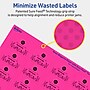 Avery Laser/Inkjet Rectangle Multipurpose Labels, 1.25" x 1.75", Neon Magenta, 2560/Box (94226)~#|#~83C83FC2-A95C-41FA-816F915F8DF04DFA_sc7