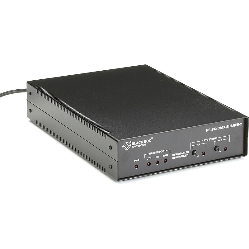 Black Box RS-232 Data Sharer, 2 port, Metal Case (TL601A-R2) image 1
